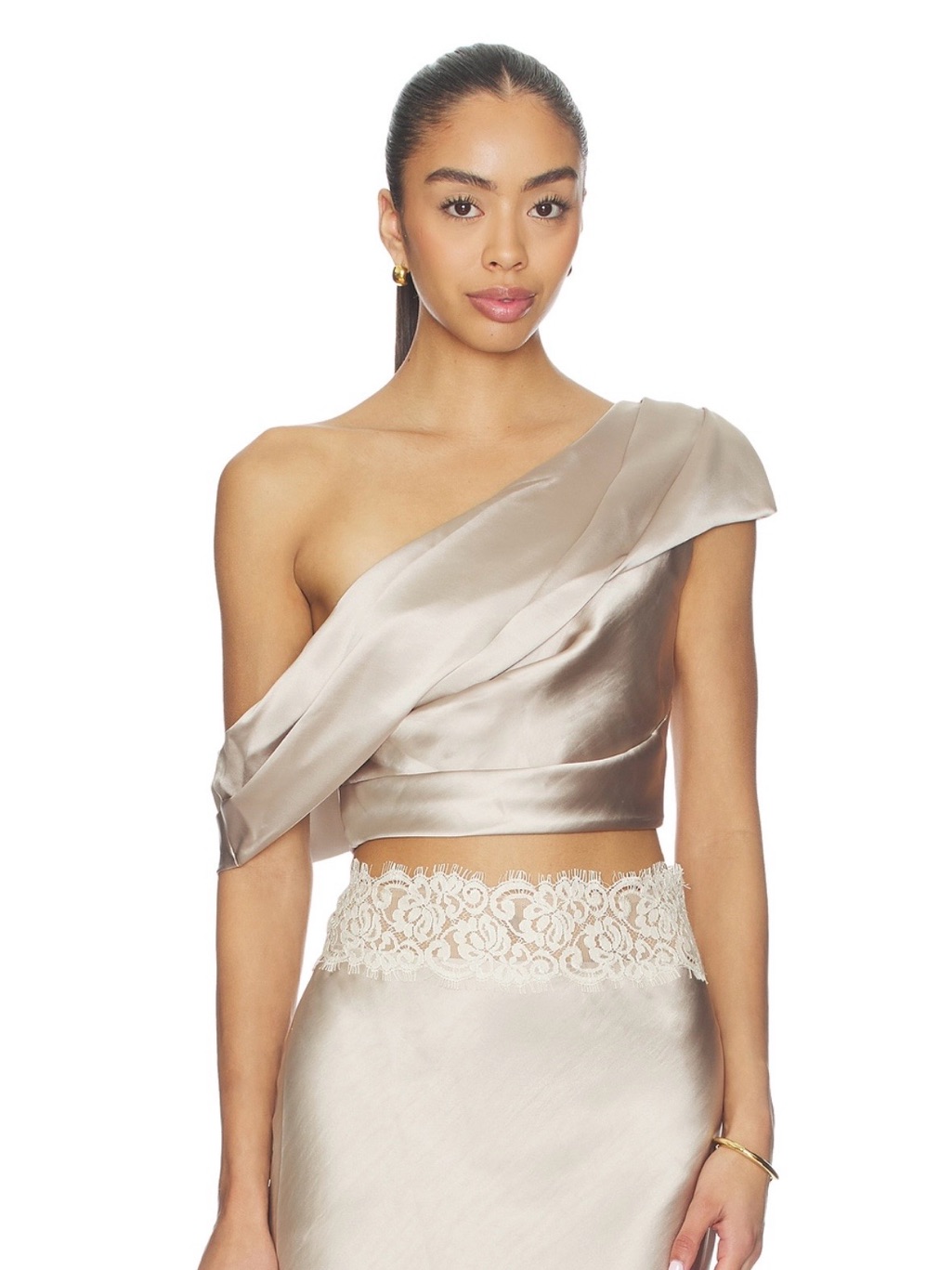 Anaya Top In Oyster